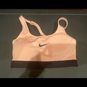 Nike peach/pink sports bra small